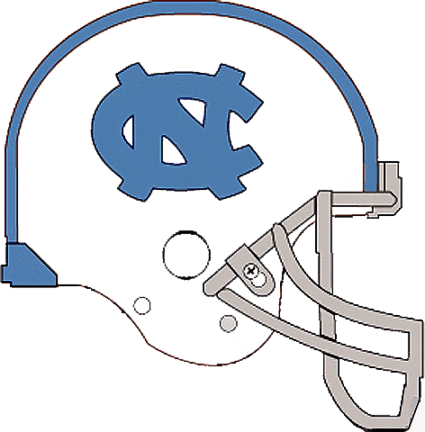 North Carolina Tar Heels 1963-1966 Helmet Logo iron on transfers for clothing